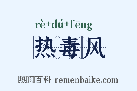 热毒风是什么意思的图片